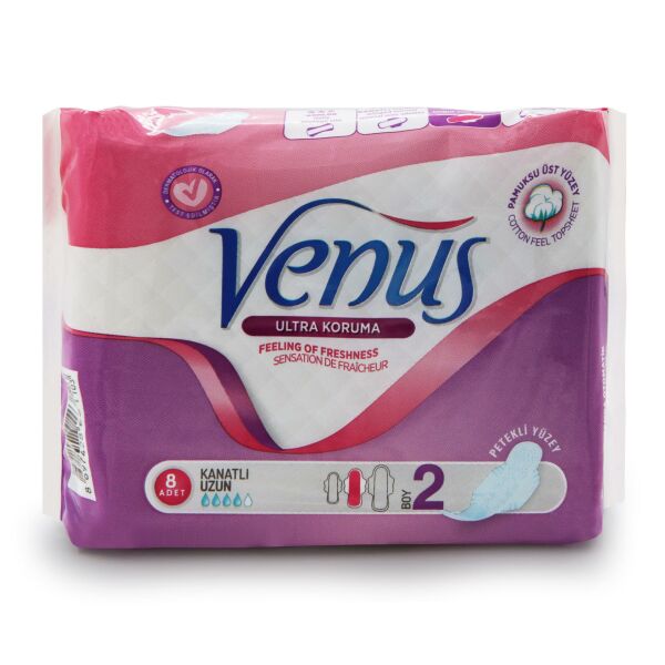 VENÜS UZUN 8Lİ HİJYENİK PED