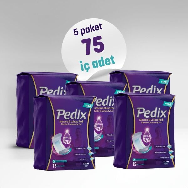 PEDİX KADIN MESANE VE LOHUSA PEDİ (YOĞUN)  75 ADET