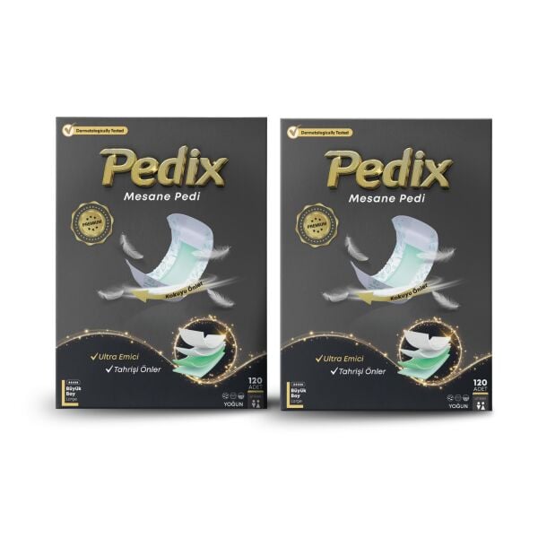 PEDİX Premium Mesane Pedi Unısex Büyük Boy Large (L) 240 Adet