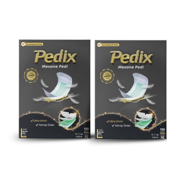 PEDİX Premium Mesane Pedi Unısex Büyük Boy Large (L) 240 Adet