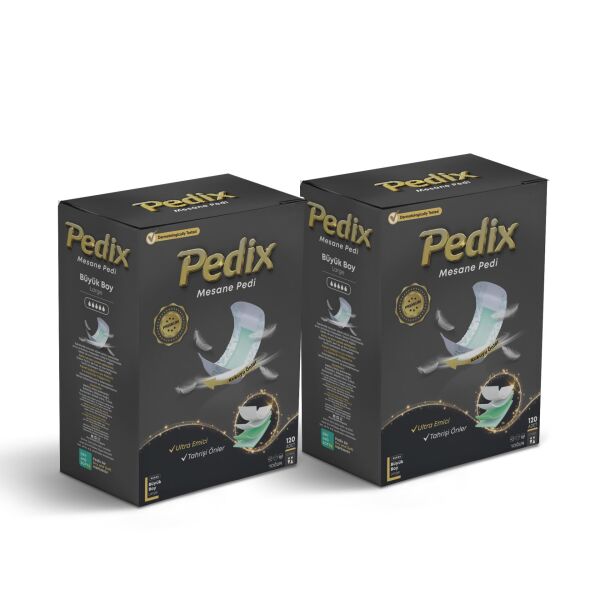 PEDİX Premium Mesane Pedi Unısex Büyük Boy Large (L) 240 Adet