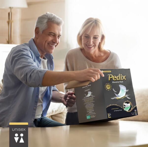 PEDİX Premium Mesane Pedi Unısex Büyük Boy Large (L) 240 Adet